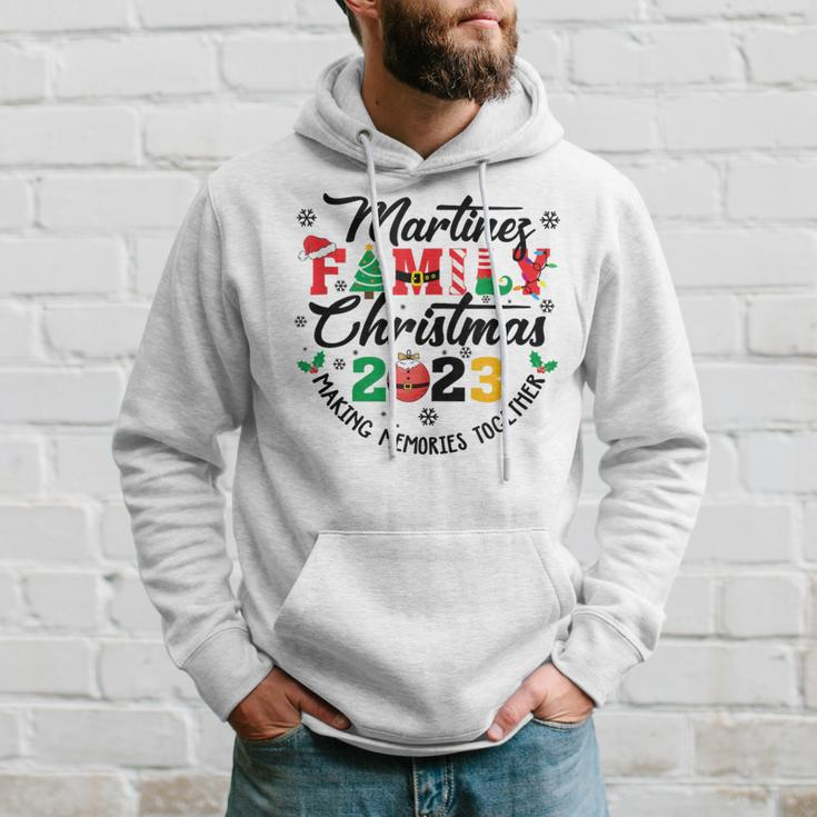 Martinez Family Name Christmas Matching Surname Xmas Hoodie Gifts for Him