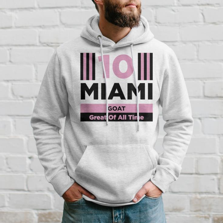 Miami 10 GOAT Herren Hoodie - Sportdesign für den Großartigsten Geschenke für Ihn