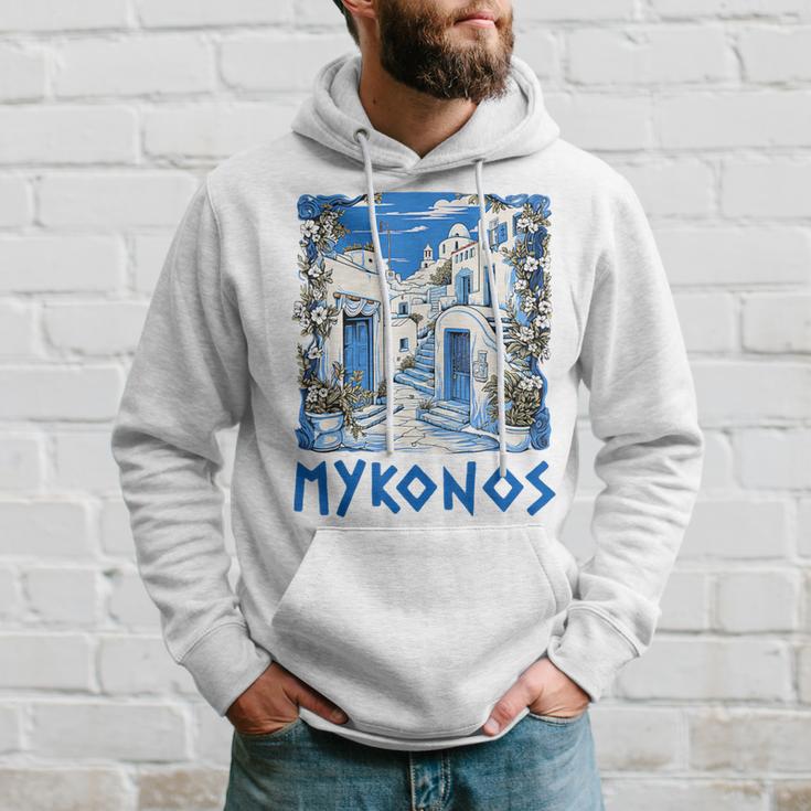 Mykonos Souvenir Mykonos Greece Mykonos Kapuzenpullover Geschenke für Ihn