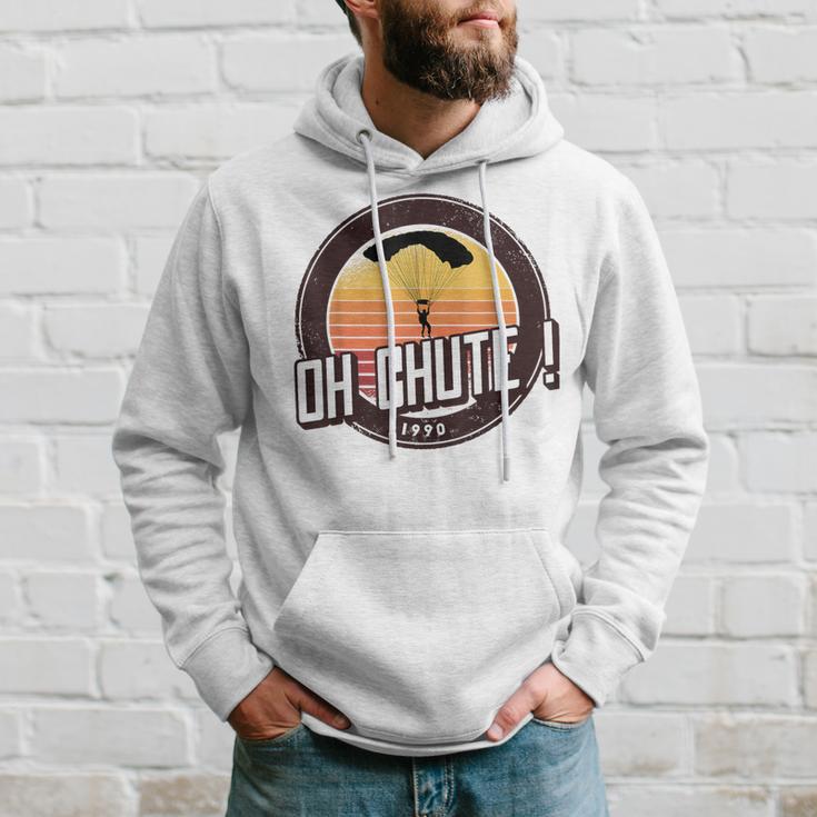 Oh Chute Vintage Parachute Hoodie Gifts for Him