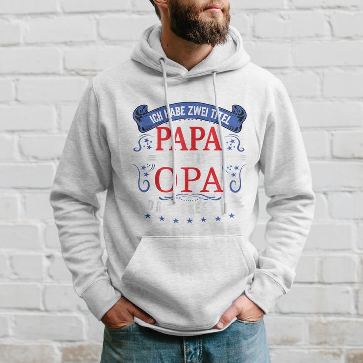 Opa Atertag Papa Spruch Grossvater Geburtstag Kapuzenjacke Kapuzenpullover Geschenke für Ihn