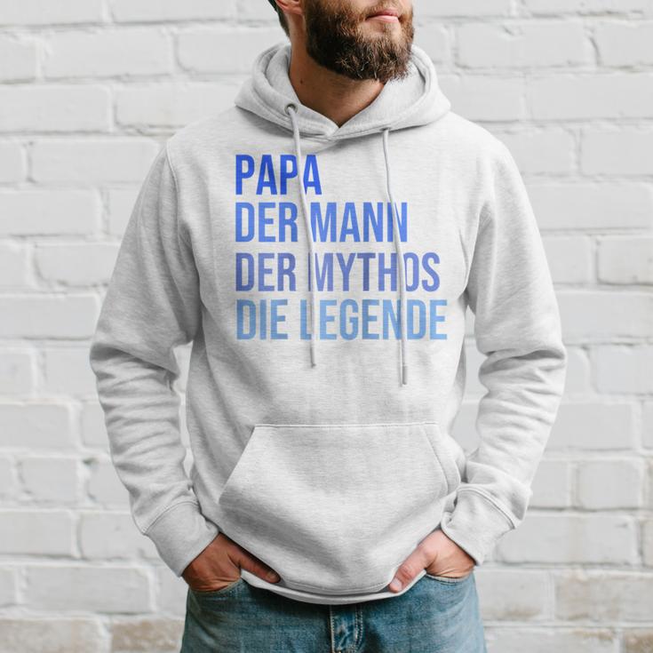 Papa Der Mann Der Mythos Die Legende Raglan Kapuzenpullover Geschenke für Ihn