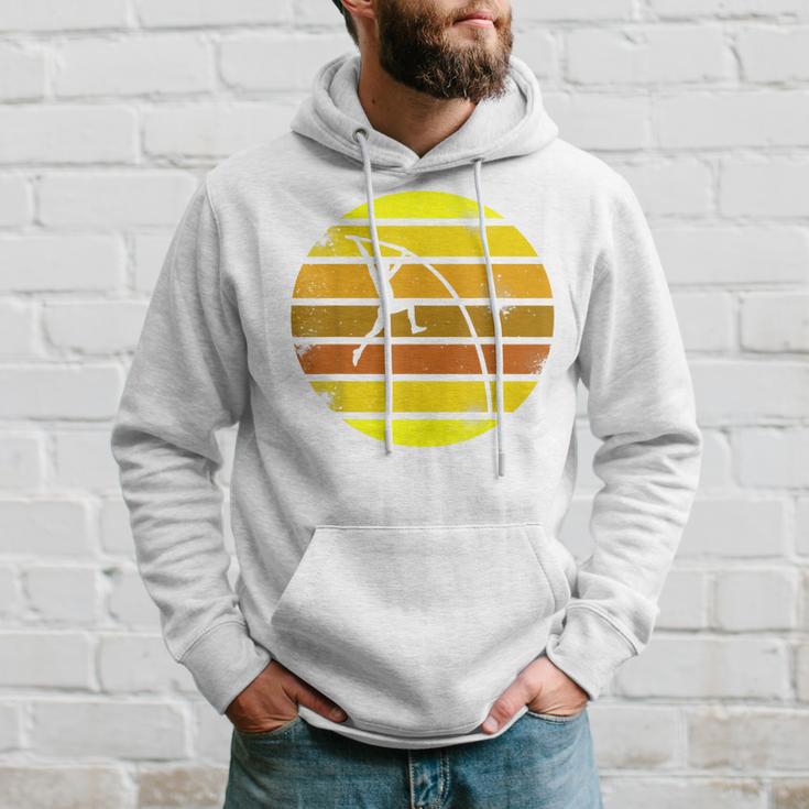 Pole Vault Retro Pole Vaulter Vaulting Hoodie Gifts for Him