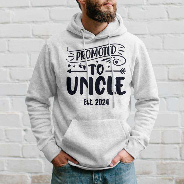 Promoted To Uncle 2024 Soon To Be Uncle Mens Hoodie Gifts for Him