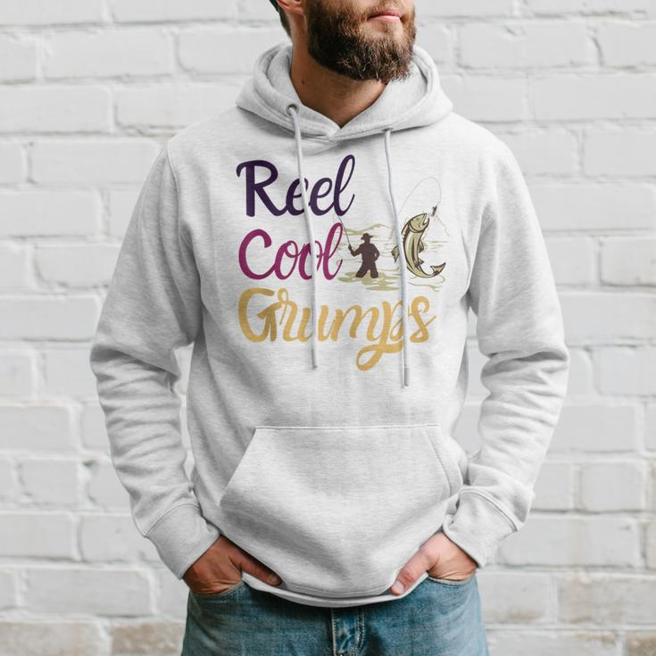 Reel Cool Grumps Vintage Fishing Father's Day Hoodie Gifts for Him