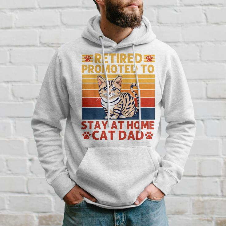Retirement Quote For Dad 2024 Retired Pet Cats Lover Hoodie Gifts for Him