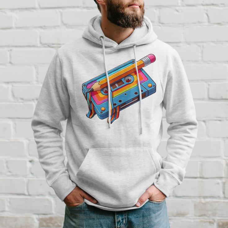 Retro 80Er 90Er Jahre Party Verkleidung Kassette Hoodie Geschenke für Ihn