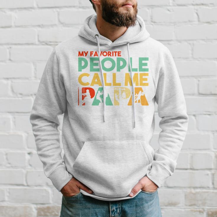 Retro Papa Line Worker Papa Witzigatertag Kapuzenpullover Geschenke für Ihn