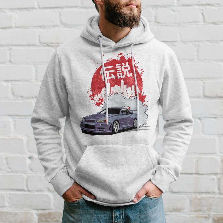 Retro Skyline Automotive Jdm Japanese Legend Tuning Car Hoodie Gifts for Him