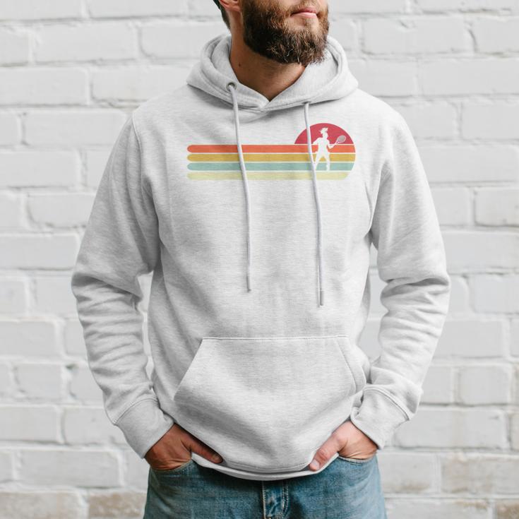 Retrointage Style Tennis Geschenk Für Papa Raglan Kapuzenpullover Geschenke für Ihn