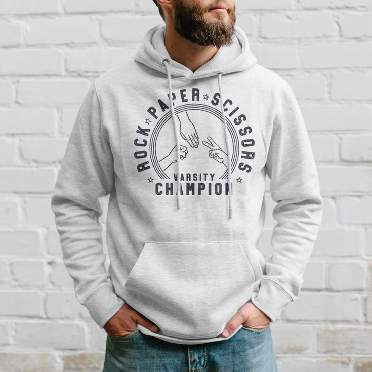 Rock Paper Scissors Champion Hoodie Gifts for Him