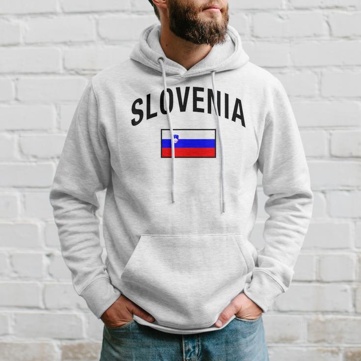 Slovenia Flag Slovenia Proud Slovenia Gray Hoodie Geschenke für Ihn