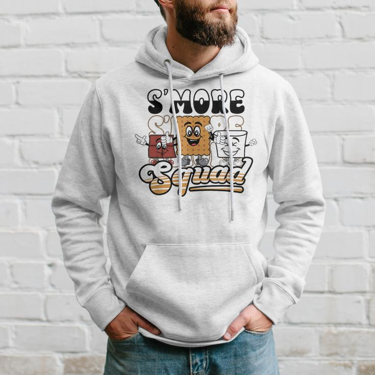Smores Squad Marshmallow Camping Crew Campfire Matching Hoodie Gifts for Him