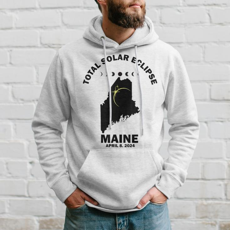 Solar Eclipse 2024 Maine Solar Eclipse Hoodie Gifts for Him
