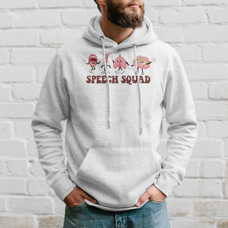 Speech Squad Speech Language Pathologist Speech Therapy Slp Hoodie Gifts for Him