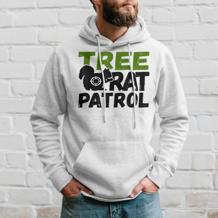 Squirrel Hunting Tree Rat Patrol Target Squirrel Hunter Hoodie Gifts for Him