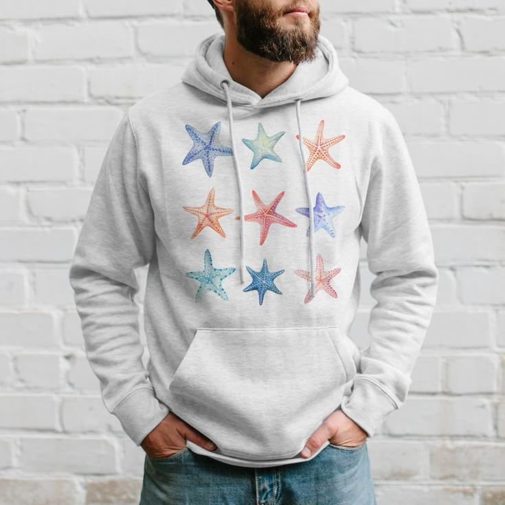 Starfish Collecting Beachcombing Lover Sea Shell Collector Hoodie Gifts for Him