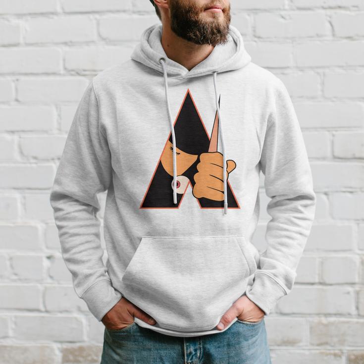Sweat à Capuche Triangle Femme - Taille 48, Noir, Coupe Ample En Viscose - Occasion Très Bon état