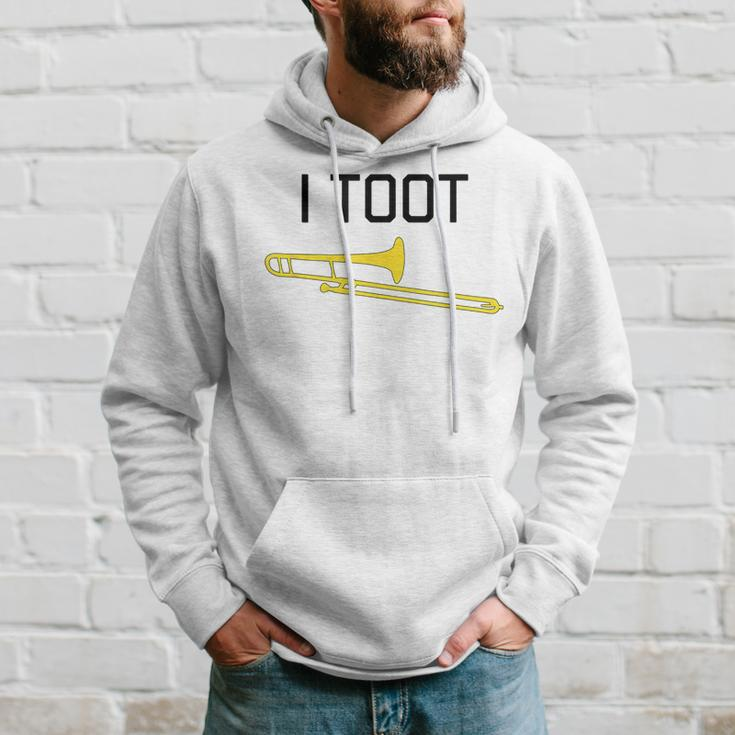 I Toot Marching Band Concert Band Trombone Hoodie Gifts for Him