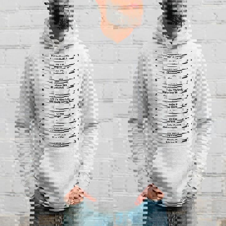 Track Your Long Hair Length Check Hair On The Back Of The Hoodie Gifts for Him