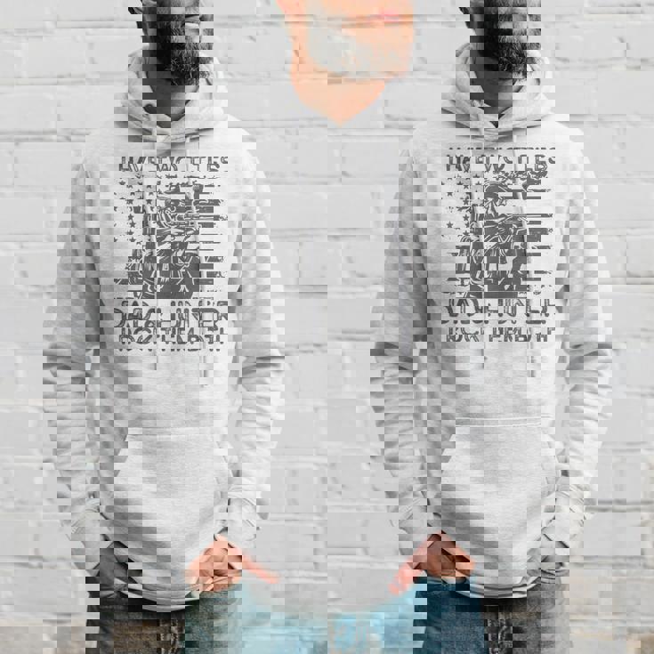 I Have Two Titles Dad And Hunter I Rock Them Father's Day Hoodie Gifts for Him