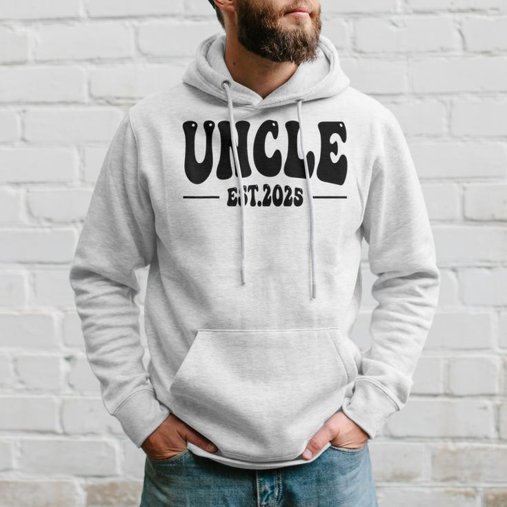 Uncle Est 2025 New Born Pregnancy Announcement Father's Day Hoodie Gifts for Him
