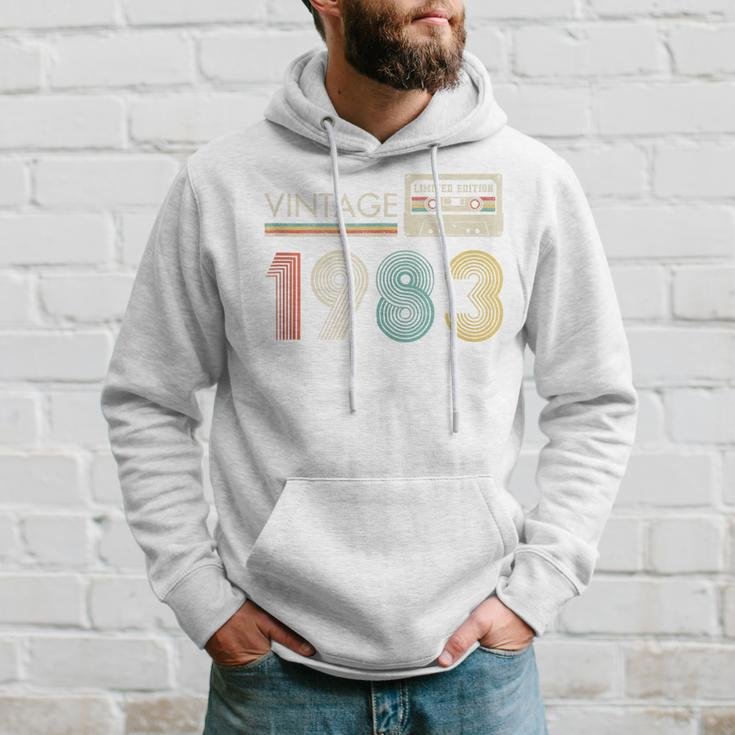 Vintage Cassette Limited Edition 1983 Birthday Hoodie Gifts for Him