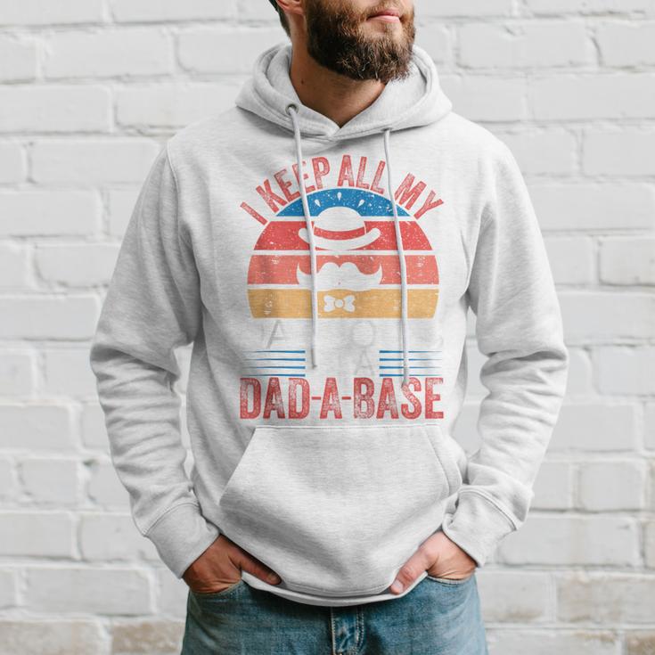 Vintage Dad Ich Halte Alle Meine Papa-Witze In Einem Dad-A-Base Lustig Kapuzenjacke Kapuzenpullover Geschenke für Ihn