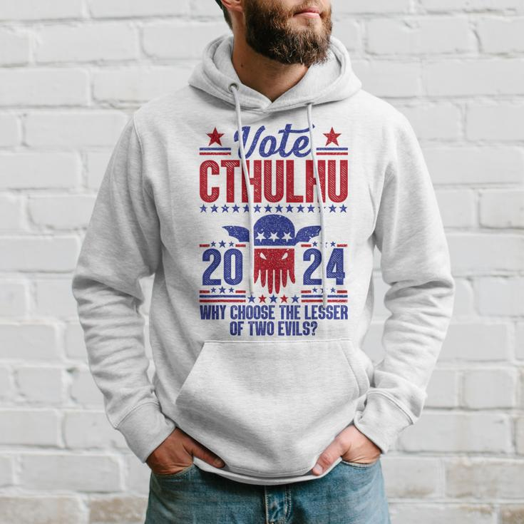 Vote 2024 Cthulhu President Choose The Lesser Of Two Evils Hoodie Gifts for Him