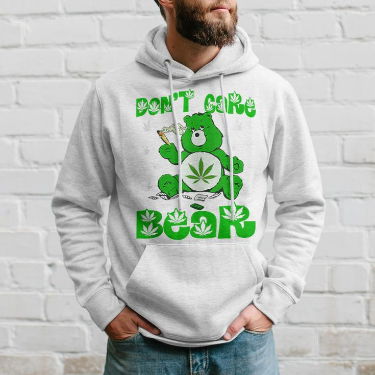 Weed Bear Herb Bear Don't Care Bear Marijuana Cannabis Hoodie Gifts for Him
