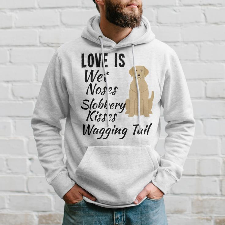 Yellow Labrador Retriever Dog Love My Lab Quote Saying Hoodie Gifts for Him