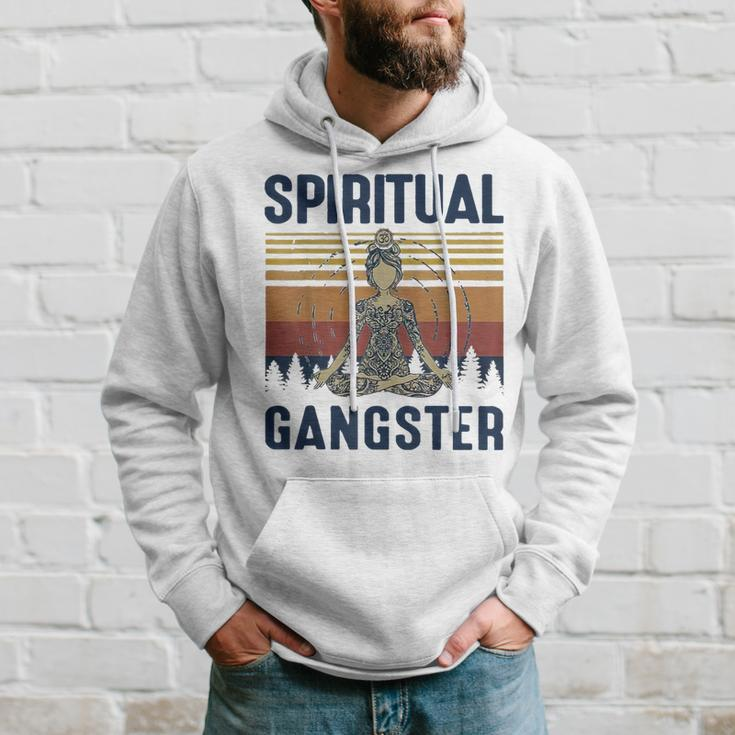Yoga Girls Spiritual Gangsters Vintage Yoga Lover Hoodie Gifts for Him