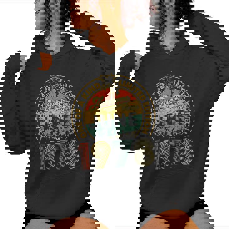 46 Years Old Vintage June 1978 46Th Birthday Women Women Hoodie