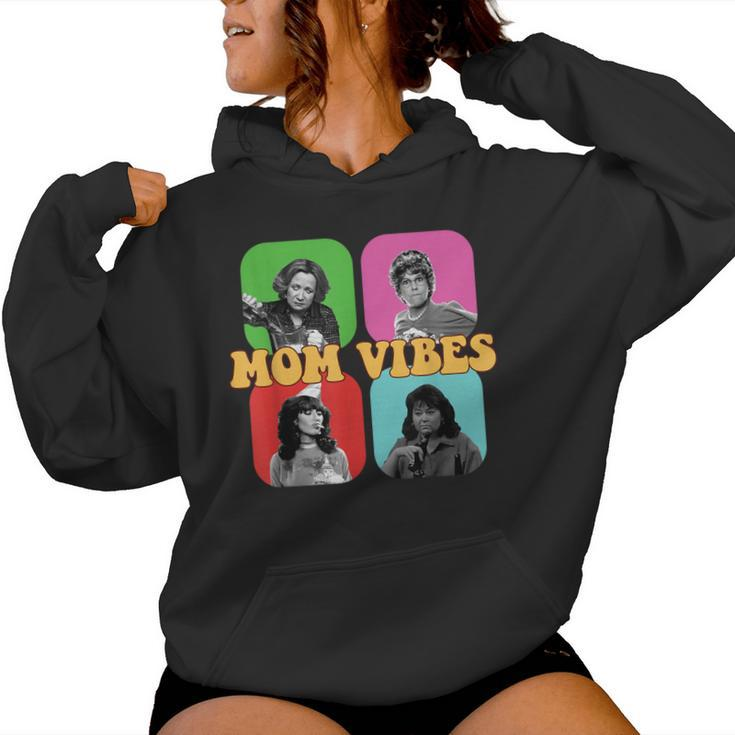 90’S Mom Vibes Vintage Retro Mom Life Mother Day Women Hoodie