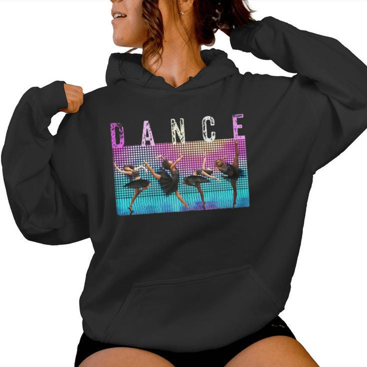 Ballet Dancers African American And Girls Ballerina Women Hoodie