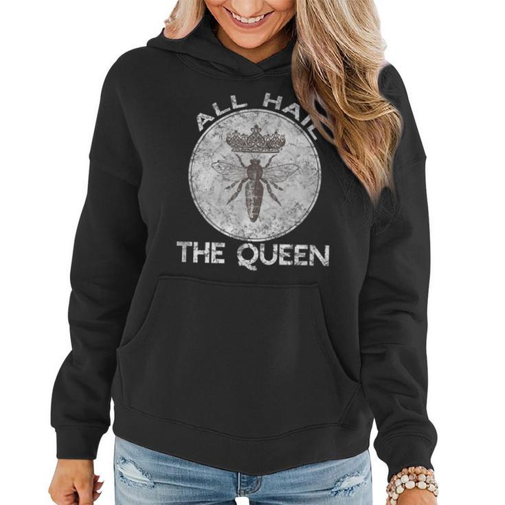 Bee Keeper All Hail The Queen Cute Women Hoodie