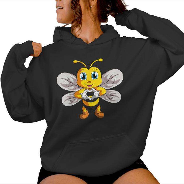 Bees Children's Women's Girls' Bee Kapuzenpullover für Damen