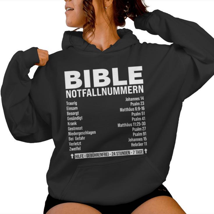 Bible Jesus God Church Christian Christian Kapuzenpullover für Damen