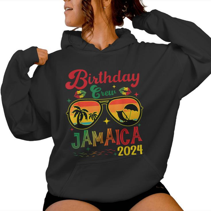 Birthday Crew Jamaica 2024 Girl Party Matching Women Hoodie