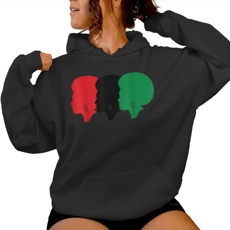 Black Pride Clothing Pan African Flag Afro 4 & Women Women Hoodie