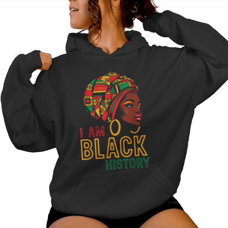 I Am Black History Girl African American Junenth Womens Women Hoodie