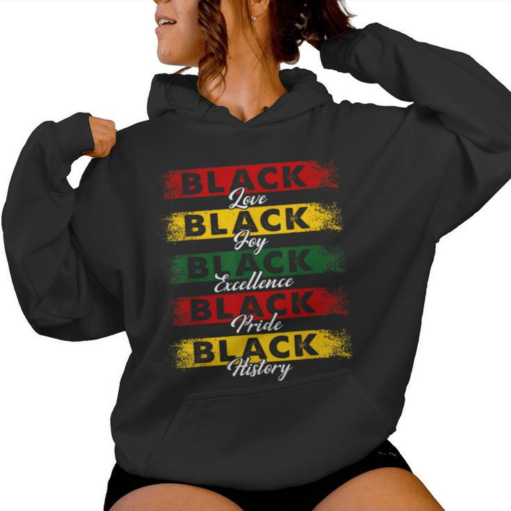I Am Black History Month Black Pride African Love Women Hoodie