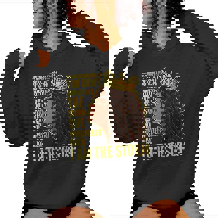 I Am Black Woman African American Black History Month Women Hoodie