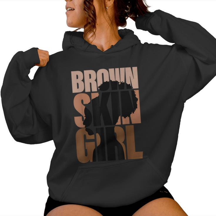 Brown Skin Girl Black Melanin Black History Junenth Women Women Hoodie
