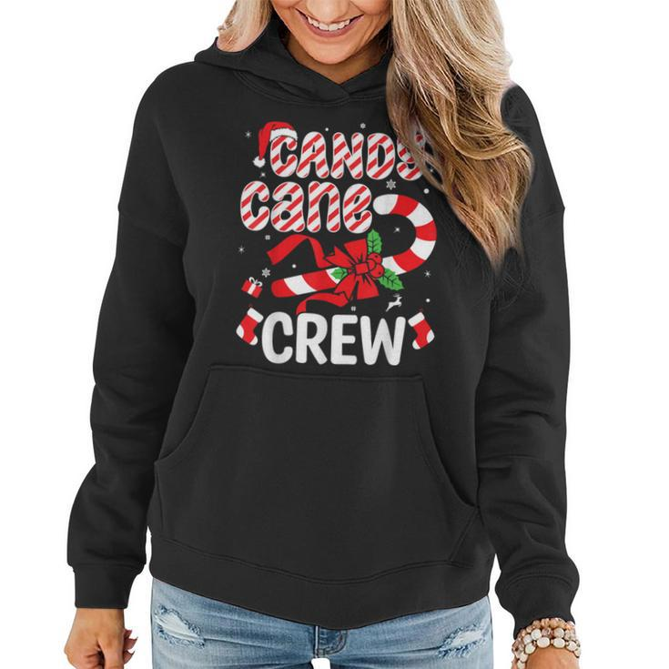 Candy Cane Crew Christmas Holiday Women Women Hoodie