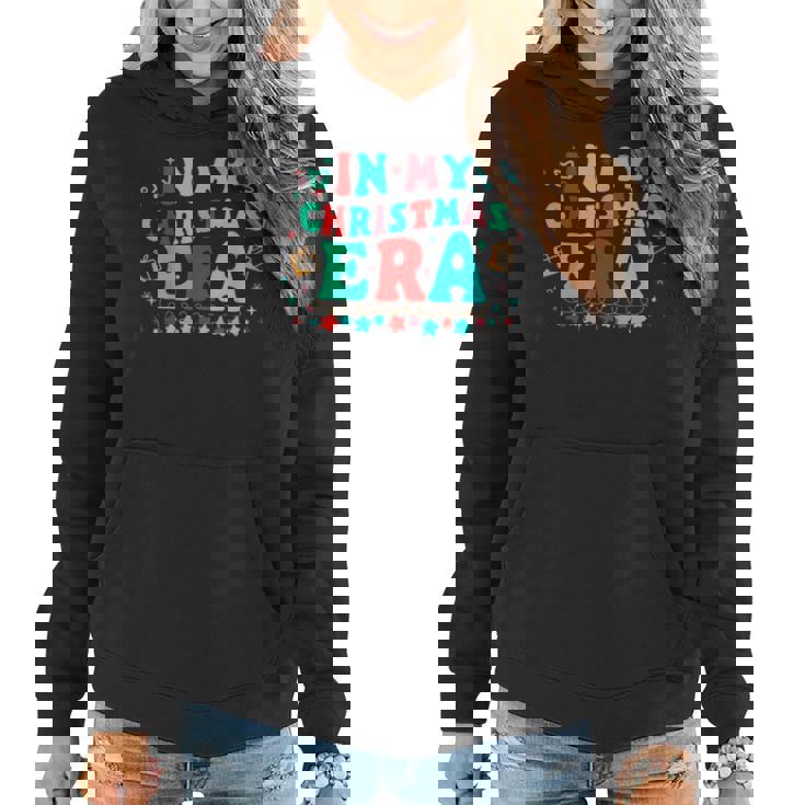 In My Christmas Era Groovy Christmas Holiday Xmas Women Hoodie