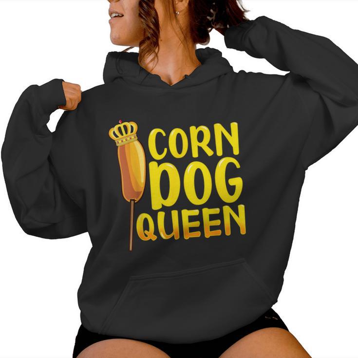 Corn Dog Queen Corndog Hot Dog Sausage Stick Women Hoodie