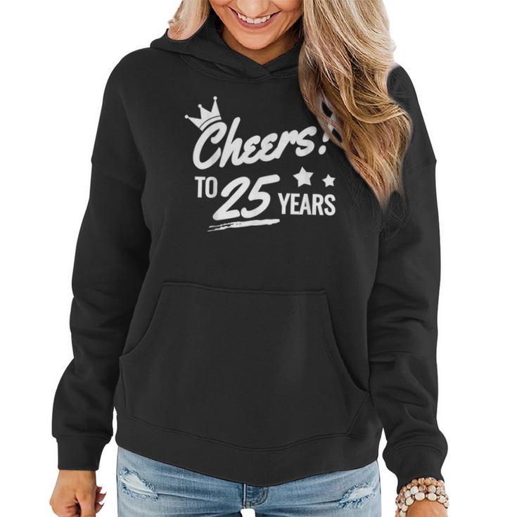 Couple Cool 25Th Anniversary Husband Wife Work Women Hoodie