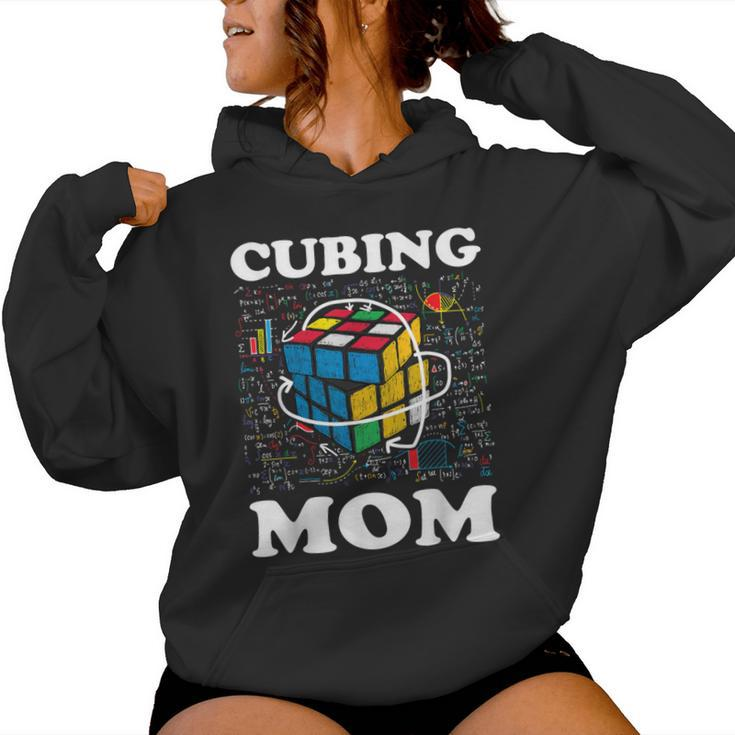 Cubing Mom Speed Cubing Math Lovers Women Hoodie