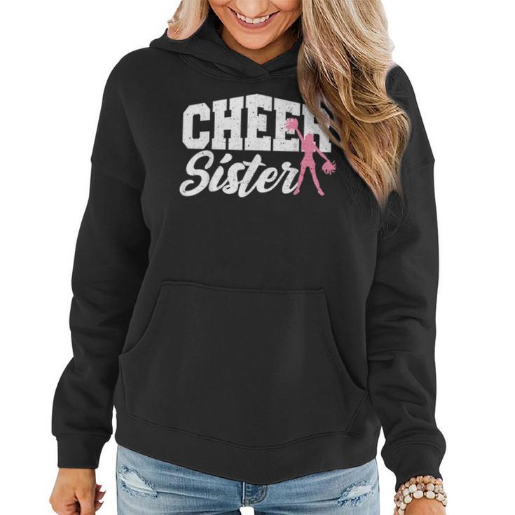 Cute Sister Cheer Sister Cheerleading Women Hoodie